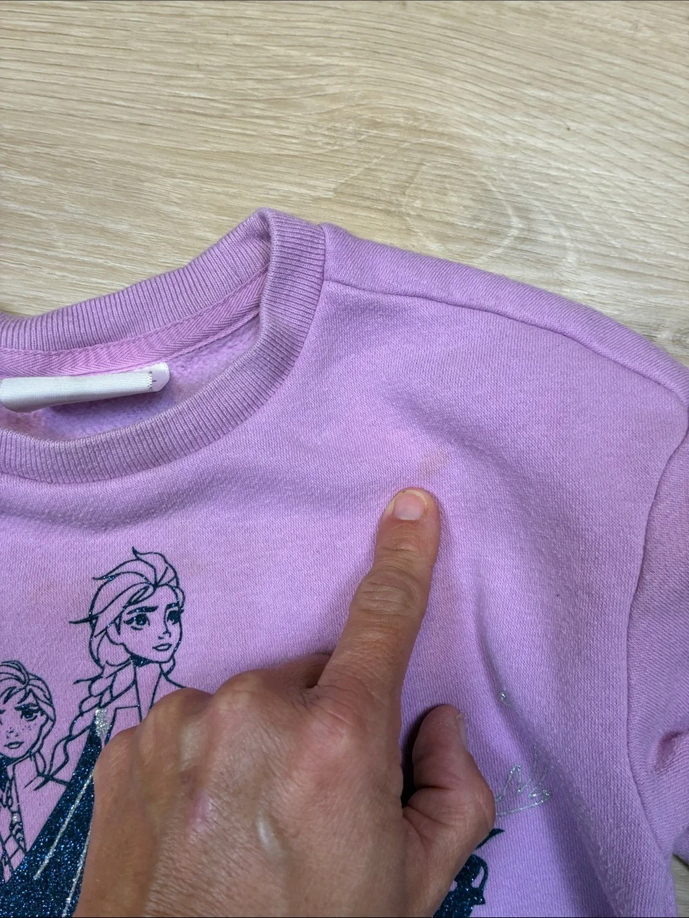 Baby Gap x Disney FROZEN Elsa Anna Sven Kristof Pink Pullover Sweatshirt